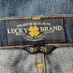 Lucky Brand Zoe Straight Leg Cut Off Capri Jeans Blue Size 0/25 Photo 2