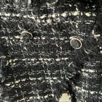 Black Tweed Collared Open Blazer Professional Career Work Jacket Size XSmall EUC Photo 4