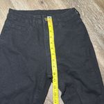 Boutique Women's Black High Rise Flare Distressed Raw Hem Denim Jeans Size Small Photo 6