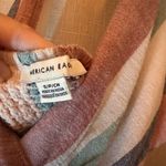 American Eagle MultiColored Stripe Serape Halter Mini Sundress Linen Size Small Photo 8