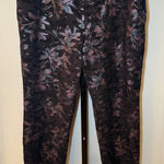 Soft Surroundings  Twilight Pull On Floral Ponte Pants Size 16‎ Petite Photo 0
