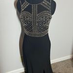 Morgan & Co Black Floor Length Gown Photo 0