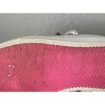 P448 Women's Jack Perforated Calf Hair Trim Sneakers Photo 9