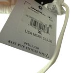 O'Neill O’Neill Saltwater Solid White Venice Triangle Bikini Swimsuit Top Size XL Photo 5