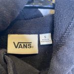 Vans  Off The Wall Black Hoodie Logo Sweatshirt Unisex Sz Sm Cotton Photo 3