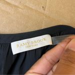 Ramy Brook  Black Surplice Tie Tank Top Photo 6