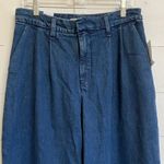 Good American Women's 90's Pleated Trouser Indigo Blue Jeans 6/28 X 33 - NWT Photo 5