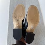 Michael Kors MK Bryce Black Leather Ankle Bootie Boots Silver Logo Size 7 Photo 8