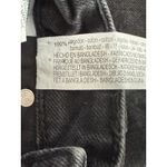 ZARA  High Waisted Loose Fit Classic Cotton Denim Jean Shorts 10 Black #3805 Photo 7