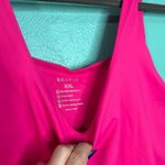 Reoria Pink Magenta Crop Top Tank Athletic Layering Basic Summer Size XXL Photo 1