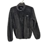 Zyia  black Sherpa 1/4 zip pullover M cozy warm outdoor activewear neutral soft Photo 0