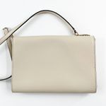 Kate Spade Fiona Leather Crossbody Flap Purse Bag Cream Photo 4