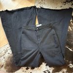 Free People Just Float On Ruffle Flare Jeans Wide Leg Bell Bottoms Gray Size 26 Photo 2