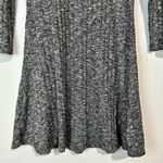 American Eagle  Women’s Long Sleeve Open Back Sweater Dress Black White Small EUC Photo 2