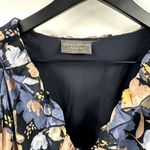 Dress Forum  Multi Colored Floral Ruffle Cold Shoulder Romper Size Small Photo 5