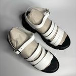 Chinese Laundry Low Down Leather Platform Sandals in White Photo 6