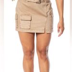 Juicy Couture NWT  Cargo Skirt with Belt in Nomad Brown Size 28 Photo 0