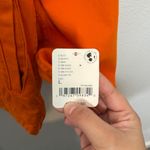 Free People NWT  We The Free Opal Swing Denim Jacket Orange L Photo 4