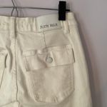 Judy Blue  White Straight Leg Jeans Cargo Pockets Baggy High Waisted size 9 / 29 Photo 6