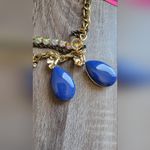 Betsey Johnson NWT Navy Nautical Teardrop Necklace.*flawed* Photo 10