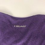 Head Open Back Spaghetti Strap Purple Gym Workout Yoga Tank Top Size M Photo 7
