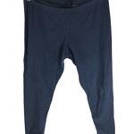 J. Peterman Womens Navy Blue Leggings Cotton & Spandex XL Photo 0