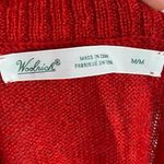 Woolrich  • Red Wool Mohair Coffee Mug Sweater Photo 5