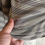 Armani Collezioni ARMANI‎ COLLEZIONI Irregular Stripe Lightweight Knit Thin Sweater V Neck Top 6 Photo 4