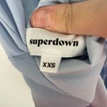 superdown Women's Blue Morgan Tie Layered Spaghetti Straps Mini Dress Size XXS Photo 6