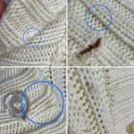 Vintage Cardigan Sweater Cream Off Photo 8