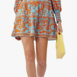 Alice + Olivia Rowan Tiered Square Neck Silk Blend Babydoll Dress XS NWT Party Photo 0