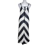 Christopher John Rogers X Target Black Chevron Maxi Slip Dress Size 6 Photo 1