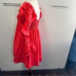 Free People  Size S Lindsay Babydoll Dress Coral Orange Cruise Resort Coastal Photo 9