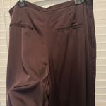 NEW Vince Pleated Wide Leg Dress Pants office Chocolate Brown Size 18 *flaw Photo 5
