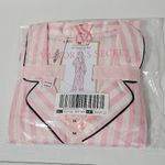 Victoria's Secret Glazed Satin Long Pajama Set - Pink Iconic Stripes / W-Size M Photo 1