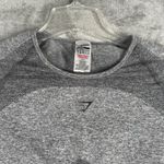 Gymshark Shirt Flex Long Sleeve Crop Gray Thumb Hole Athletic Activewear XL Photo 4