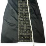 Karl Lagerfeld Paris Black Gold Studded Sleeveless Sheath Dress Career Sz 16 Photo 8