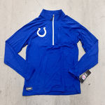 Fanatics Indianapolis‎ Colts  Defender Long Sleeve Quarter-Zip Jacket Royal Small Photo 0