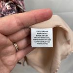 Lavender Brown women's pink geometric print high neck zip‎ lined mini dress S Photo 3