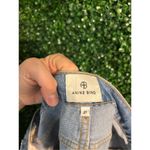 ANINE BING  High Rise Jeans Wide Leg Raw Hem Size 27 Photo 4