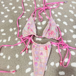 Blackbough  Swim x Frazier Sterling bikini set lucky girl hearts bottoms cheeky Photo 0