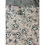 NWT Soirée Women Blouse Short Sleeve Pale Pink Floral Crew Neck Size‎ 1X Photo 4
