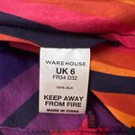 Spotlight Warehouse rainbow stripe Maxi dress one shoulder lightweight Red Size 2 Photo 3