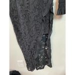 Alexis  Fala Lace Long-Sleeve Front-Slit Cocktail Dress Photo 1