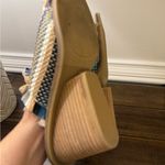 Lucky Brand  Blue and Tan Woven Wedges Sz 7.5 Photo 5