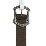 Jessica Simpson Belt Womens Size M 8-10 Faux Leather Silver Buckle $33 MSRP NWT Photo 0