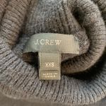 J.Crew  Merino Wool Alpaca Blend‎ Turtleneck Sweater XXS Black Knit Top Minimal Photo 2