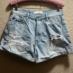 Kancan Jean Shorts Woman’s Size Large Blue Photo 0