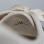 RE/DONE 70's Washed Off-White Canvas Low Top Skate Sneaker Photo 13