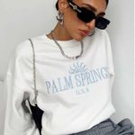 Princess Polly Palm Springs USA cotton Blend Crewneck Sweatshirt (8) Photo 0